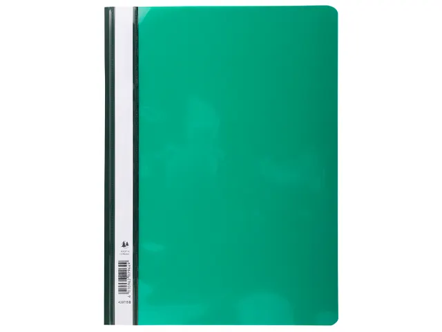 Snelhechtmappen stan daard PVC A4 groen