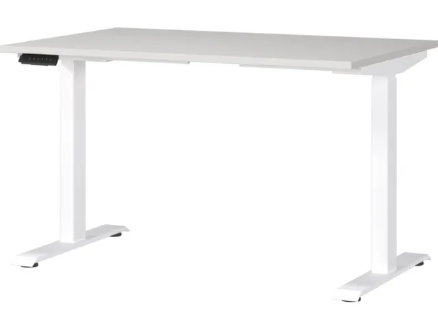 Elektrisch ihv bureau,HxBxD 720-1200x1200x800mm,blad lichtgrijs