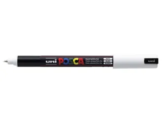 Verfstift Posca PC1MR Extra Fijne punt 0,7mm Wit - 9