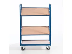 Bijzetwagen Euronorm Bakken 825x610mm 200kg 3 Etages Hout