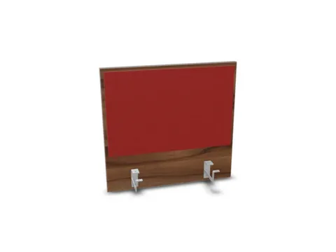 opzetpaneel bureau aanbouw achter NP-tiepolo nut BN4011-rood 600mm