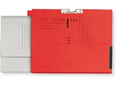 Arnato verzamelmap met 1 soufflet en tabrand A4 rood, doos 100 stuks