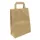 Papieren zak Kraft met Handvat 28x22cm 70 Gram 250 Stuks