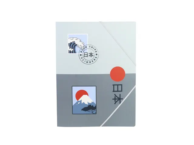 Elastomap TRAVELLER folio met 3 klep en elast.