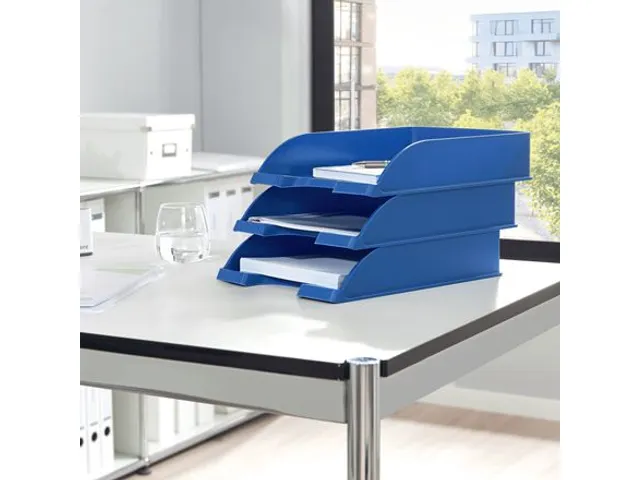 Brievenbak Leitz 5227 Plus standaard blauw A4