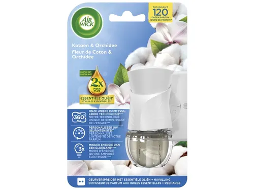 Luchtverfrisser AirWick Electrical Soft Cotton Flower Starter Kit 19ml