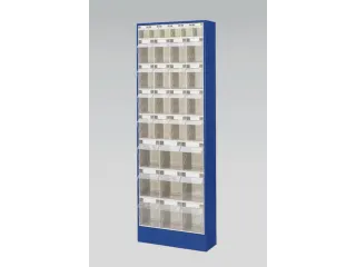 Transparante Magazijnbakken 31Bakken Abs-Kunststof Corpus Ral5010 - 2