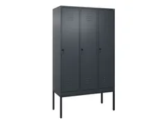 locker,HxBxD 2120x1200x500mm,3vak,vak B 400mm,draaigrendel
