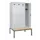 locker met bank,HxBxD 2120x1200x815mm,4vak,vak B 300mm,cilinderslot