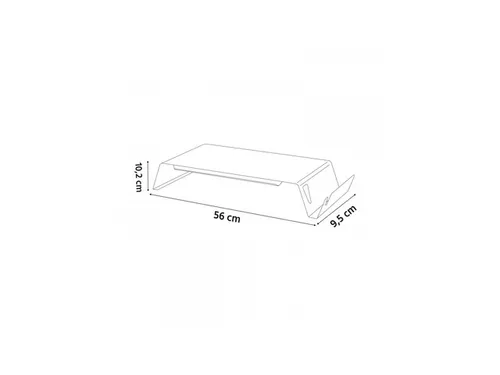 ODUP metalen laptopstandaard mat zwart