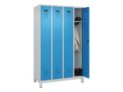 locker,HxBxD 1950x1200x500mm,4vak,vak B 300mm,cil.-slot,voeten