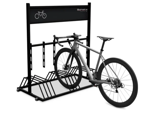 Mobiel fietsenrek,L 1300mm,6instelplaatsen,gebruik beide zijden