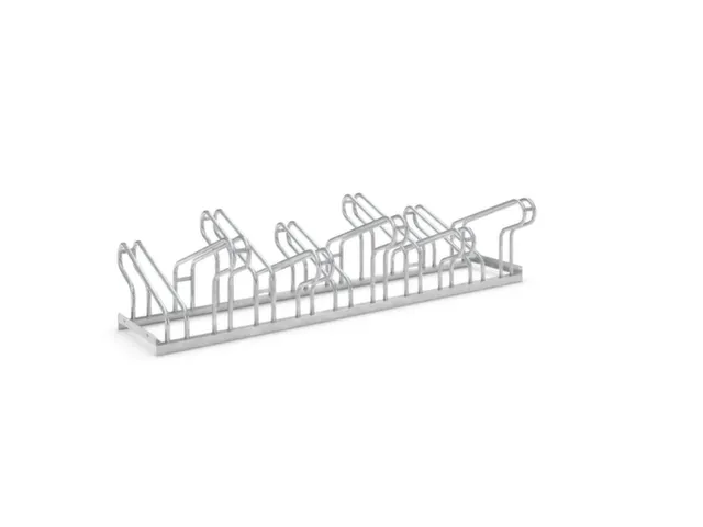 Fiets-Beugelrek L 1750Mm 2X5Plaatsen Dubbelzijdig Gelast Verzinkt