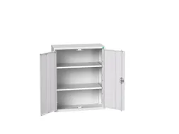 wandkast 1000x800x350mm 2xStalen bodem sokkel Ral 7035 front Ral 7035