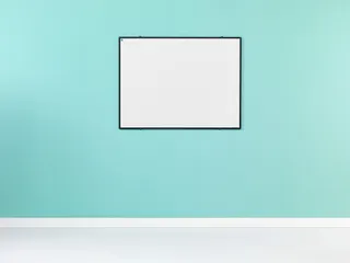 Whiteboard 120x240cm Gelakt Staal Softline 8mm zwart profiel - 3