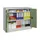 Ruime Vouwdeurkast 1000x1200x400mm 2legborden Ral7035 Front Ral6011