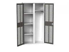 universele kast,HxBxD 2000x1050x550mm,4xStalen bodem,scheidingswand