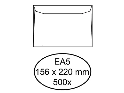 Envelop Quantore Bank Ea5 156X220Mm 80 Gram Wit Gegomd