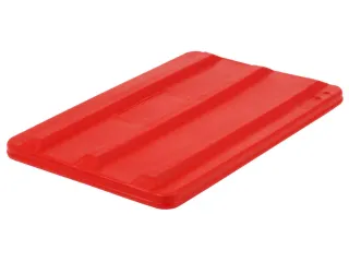 Deksel Voor Verrijdbare Rechthoekige Bak 135 Liter Rood - 1