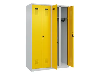 locker voor scheiding van kleding,HxBxD 1850x1200x500mm,4vak - 1