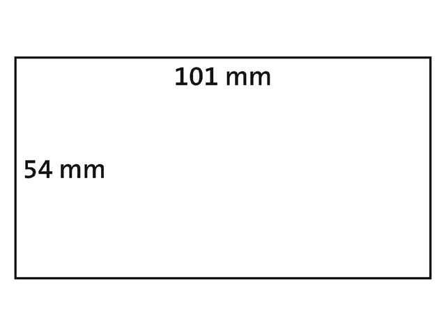 Etiket Dymo 99014 Labelprint Adreslabel Etiket 54x101mm S0722430