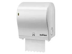 Handdoekroldispenser Satino AutoCut PT1 midi wit 331520