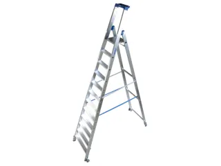 Verrijdbare Boktrap Aluminium L 3 71M 12Treden - 3
