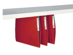 Hangmap Secolor lateraal voor legbord rood