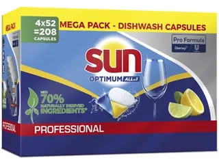 Pro Formula Optimum All In 1 capsules vaatwastabletten, doos 4x52 stuk - 2