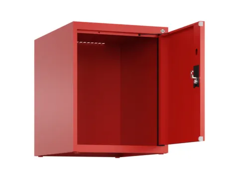 opzetkast,v. locker,1vak.,vak B 400mm,HxBxD 500x400x500mm,cilinderslot