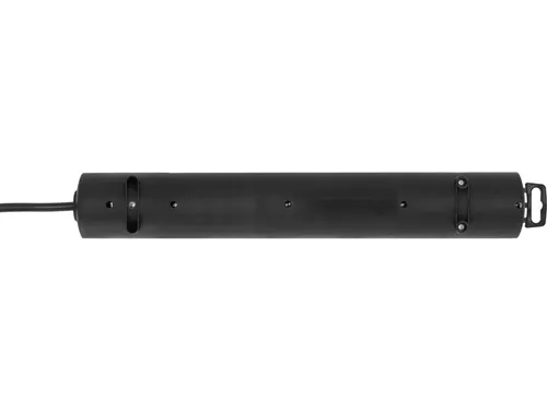 Stekkerdoos Brennenstuhl Comfort Plus 6vdig incl platte stekker 2m zw