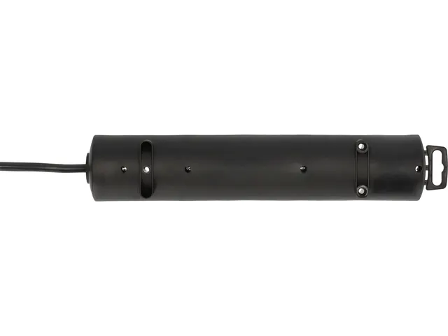 Stekkerdoos Brennenstuhl Comfort Plus 4vdg incl platte stekker 2m zw