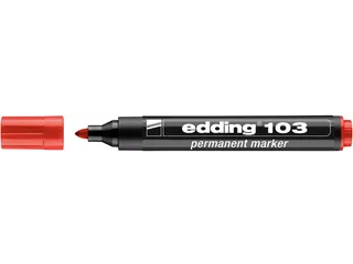 Viltstift edding 103 rond medium rood - 2