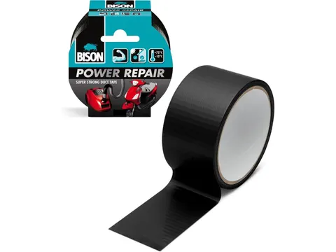 Bison Power Repair ducttape 48mmx25m Zwart