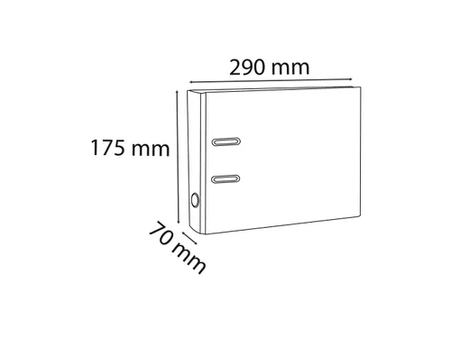 Ordner PP Prem'Touch A4maxi 50mm zwart