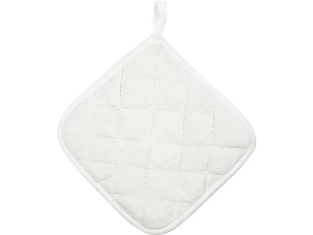 Pannenlappen Creativ Company 20x20cm wit