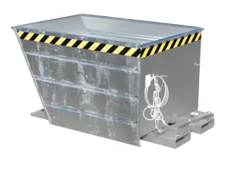 kiepbak,HxLxB 890x1440x1200mm,1,1m³,draagverm. 1500kg,verzinkt - 1