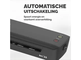 Lamineermachine Fellowes Arc A3 zwart - 6