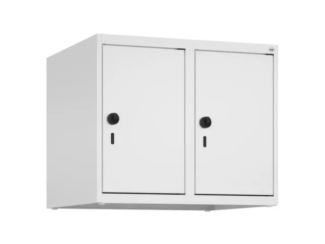 opzetkast,v. locker,2vak.,vak B 300mm,HxBxD 500x600x500mm,vleugeldeur