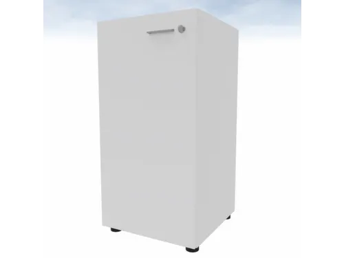 kantoorkast,HxBxD 860x430x450mm,1xhouten vloer,2ordnerhoogte,romp wit