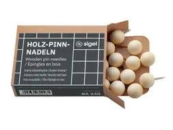 Pushpin Sigel hout 25 stuk