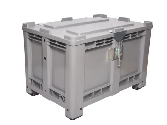 couvercle à charnière PE p. récipient grand volume capacité 470l