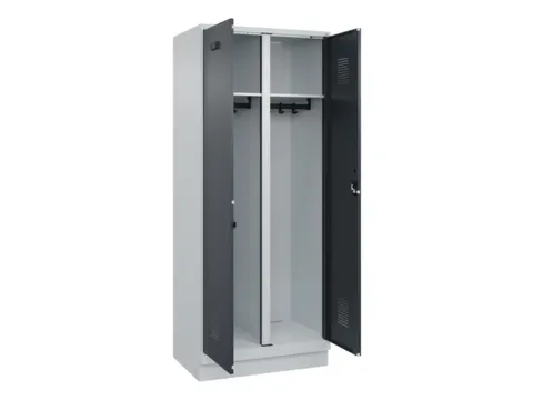 locker voor scheiding van kleding,HxBxD 1950x800x500mm,2vak