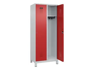 locker,HxBxD 1950x800x500mm,2vak,vak B 400mm,cil.-slot,voeten - 2