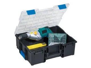 Assortimentskoffer,HxBxD 144x440x355mm,PP,koffer zwart - 4