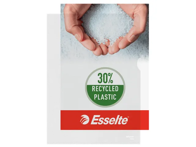 Insteekmap L-model Esselte standaard copy safe PP A4 transparant