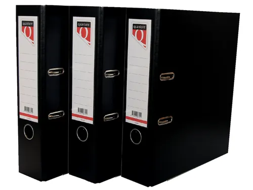 Ordner Quantore A4 80mm PP zwart