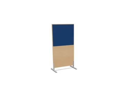scheidingswand,HxB 1545x800mm,NE-esdoorn,BN6016-blauw