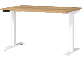 Elektrisch ihv bureau,HxBxD 720-1200x1200x800mm,blad Navarra-eiken - 1
