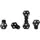 Dices 6-10mm M4 draad 12 stuks